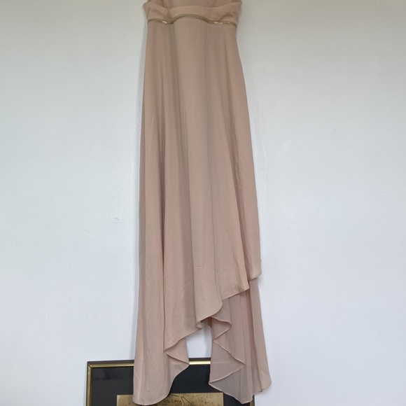 Marciano cream flowy asymmetric maxi dress - Picture 3 of 12